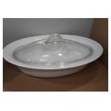 Corningware French White Casserole/Serving Dishes with Lids