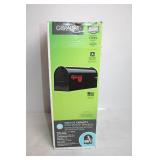 Gibraltar Medium Capacity Post-Mount Mailbox in Black Steel