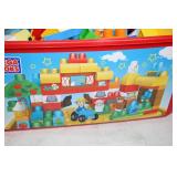 Mega Bloks Large Bin of Colorful Building Blocks