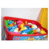Mega Bloks Large Bin of Colorful Building Blocks