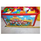 Mega Bloks Large Bin of Colorful Building Blocks