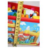 Mega Bloks Large Bin of Colorful Building Blocks