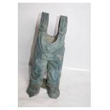 Unique Decorative Planter in the Shape of Overalls, 20 inches Tall
