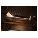 Vintage Mahogany China Cabinet with Glass Doors