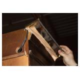 Vintage Mahogany China Cabinet with Glass Doors