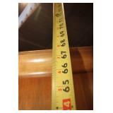 Vintage Wooden Hutch with Shelves and Drawers