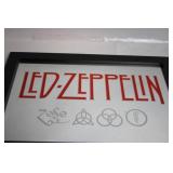 LED-Zeppelin Licensed Wall Art with Iconic Band Logos