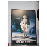 Framed Marilyn Monroe Poster Painted by Helnwein