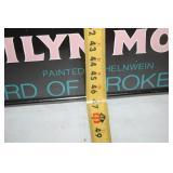 Framed Marilyn Monroe Poster Painted by Helnwein