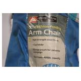 Ozark Trail Fashion Folding Arm Chair with Storage Pouch
