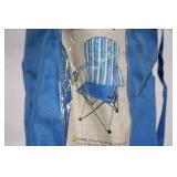 Ozark Trail Fashion Folding Arm Chair with Storage Pouch