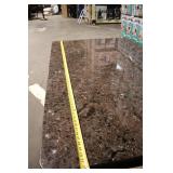 Large Brown Granite Countertop Slab