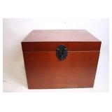 Wooden Storage Chest with Latch