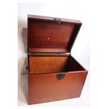 Wooden Storage Chest with Latch