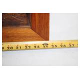 Copper Relief Art of The Last Supper in Wooden Frame