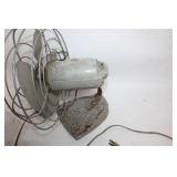 Vintage GE Electric Fan with Metal Blade and Cage