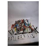 Collection of Vintage Beads and Assorted Coins with Accessories