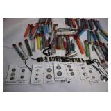 Collection of Vintage Beads and Assorted Coins with Accessories