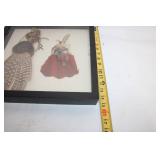 Framed Native American Feathered Decorative Pieces
