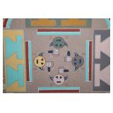 Native American Sand Painting Artwork