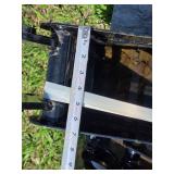 Set of MIVA Skid Steer Attachments with Hardware - 2 Buckets, 1 Tilting Bucket, Rake, Mounts, Trench Bucket, Grapple