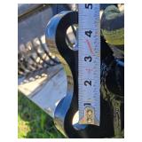 Set of MIVA Skid Steer Attachments with Hardware - 2 Buckets, 1 Tilting Bucket, Rake, Mounts, Trench Bucket, Grapple