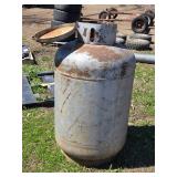 Large Used Steel Propane Tank - Holds Pressure