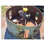 Large Used Steel Propane Tank - Holds Pressure