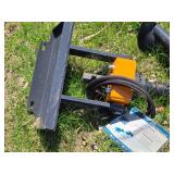 Wolverine Mini Post Auger Hydraulic Drive Unit and 12" Bit - Fits Mini Skid Steer