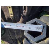 Wolverine Mini Post Auger Hydraulic Drive Unit and 12" Bit - Fits Mini Skid Steer