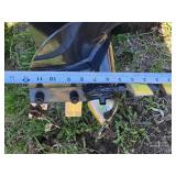 Wolverine Mini Post Auger Hydraulic Drive Unit and 12" Bit - Fits Mini Skid Steer