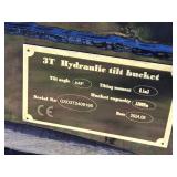 3 Ton Mini Excavator Hydraulic Tilt Bucket - 32"