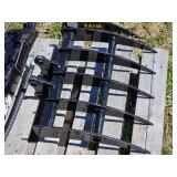 MIAV 19" Mini Excavator Rake Attachment