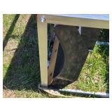 Wolverine 84" Skid Loader Dozer Angle Blade with Hydraulic Swing and 9" Grade Cylinder Model: SWDB-11-84W