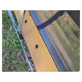 Wolverine 84" Skid Loader Dozer Angle Blade with Hydraulic Swing and 9" Grade Cylinder Model: SWDB-11-84W