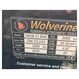 Wolverine 84" Skid Loader Dozer Angle Blade with Hydraulic Swing and 9" Grade Cylinder Model: SWDB-11-84W