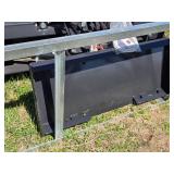 Wolverine 84" Skid Loader Dozer Angle Blade with Hydraulic Swing and 9" Grade Cylinder Model: SWDB-11-84W