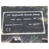 5 Ton Mini Excavator Hydraulic Thumb Clamp Attachment