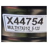Lot of 4 Steel Car Rims - 17 Inch, Multi-fit (See description)