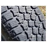 Pair of 265/70R17 Wild Country Trail 4SX Tires with Rims - OVER 3/4 Tread