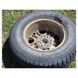 Pair of 265/70R17 Wild Country Trail 4SX Tires with Rims - OVER 3/4 Tread