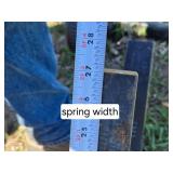 A Pair of Dexter Axle with Springs and Hardware - HF = 68.00, SC = 50.50