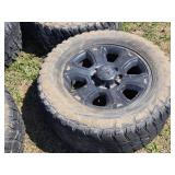 Set of 4 Supermax All-Terrain Tires and Rims 35x12.50R20LT off of a 2021 Dodge Ram 2500 - See All Pics