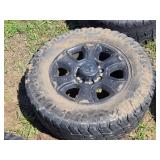 Set of 4 Supermax All-Terrain Tires and Rims 35x12.50R20LT off of a 2021 Dodge Ram 2500 - See All Pics