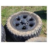 Set of 4 Supermax All-Terrain Tires and Rims 35x12.50R20LT off of a 2021 Dodge Ram 2500 - See All Pics