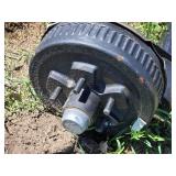 Pioneer Rim & Wheel 3500 lbs Trailer Axle with Hubs Approx. 70" from Frame Mount to Frame Mount