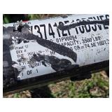 Pioneer Rim & Wheel 3500 lbs Trailer Axle with Hubs Approx. 70" from Frame Mount to Frame Mount