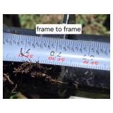 Pioneer Rim & Wheel 3500 lbs Trailer Axle with Hubs Approx. 70" from Frame Mount to Frame Mount