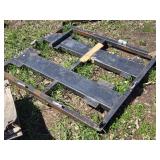 Steel Forklift Pallet Frame for Material Handling 45 x 52
