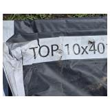 10x40 Billboard Tarp with Advertising Graphics